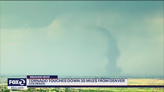 Huge tornado touches down in rural Colorado