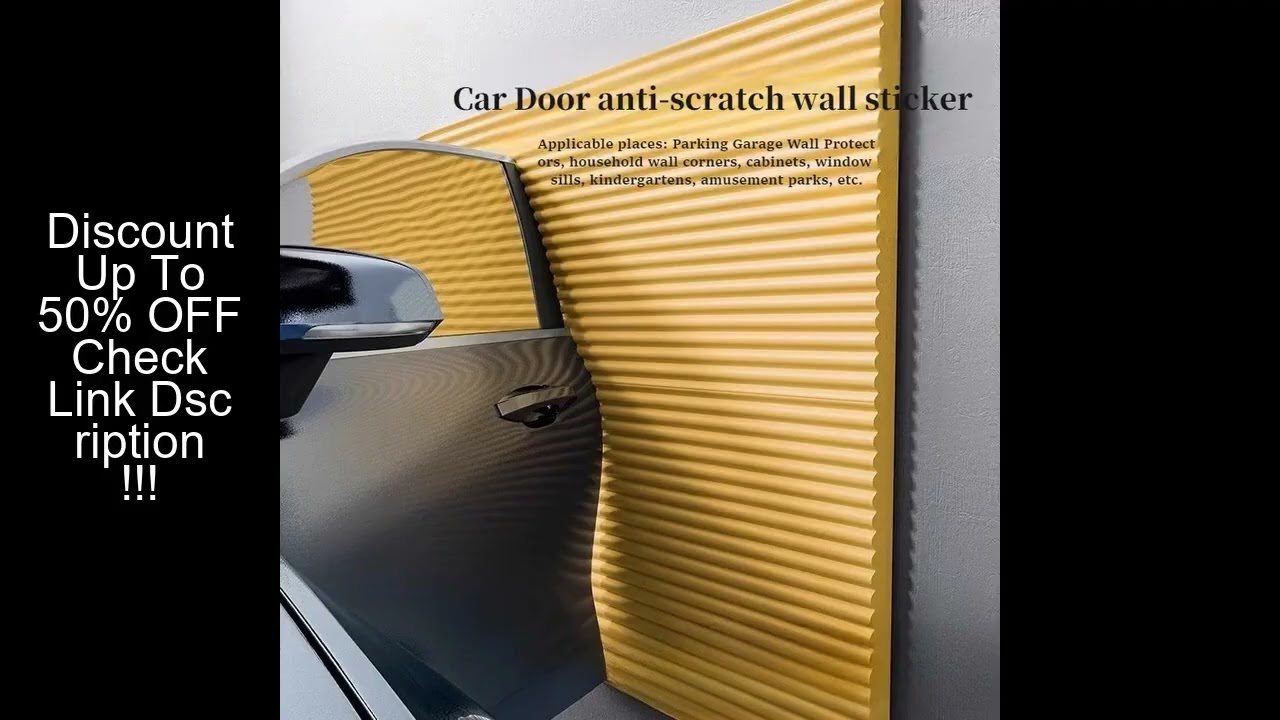 2M/4M Garage Wall Guard Pillar Protector Sticker Car Door Corner Anti Collision Protection Pad Safet