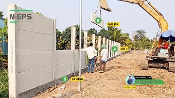 Xu Hướng Làm Hàng Rào Bê Tông Đúc Sẵn N-EPS Tại Việt Nam