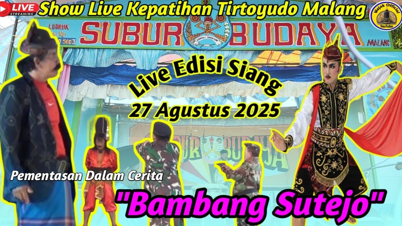🔴Live Ludruk Subur Budaya 