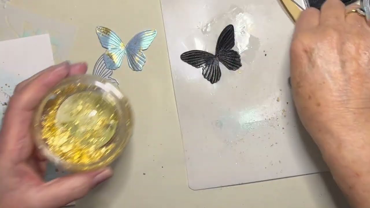 Must watch… Gilded stencilling !