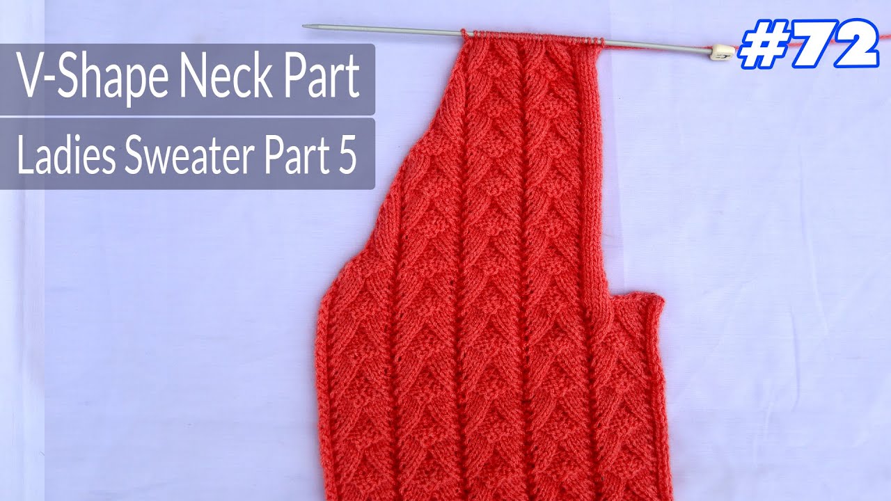 Ladies Suitar V Gala Bunai | Ladies Sweater V Neck Design | Ladies Full Sweater Bunne Tarika Part 5