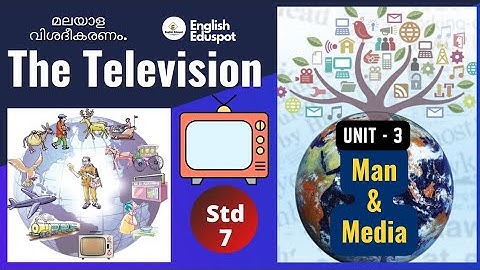 The Television /Std 7 English / Unit 3 - Man & Media / Topic,  Q &;A