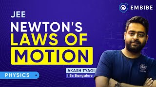 Newton's Laws of Motion by Akash Tyagi IISc Bangalore | Physics | JEE | Embibe: Achieve JEE