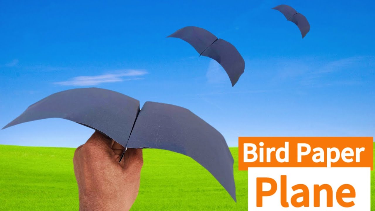 how-to-make-a-bird-paper-plane-youtube