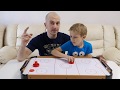 Играем в АэроХоккей вместе с Даником - Весёлое видео с Даником и его папой. 13+
