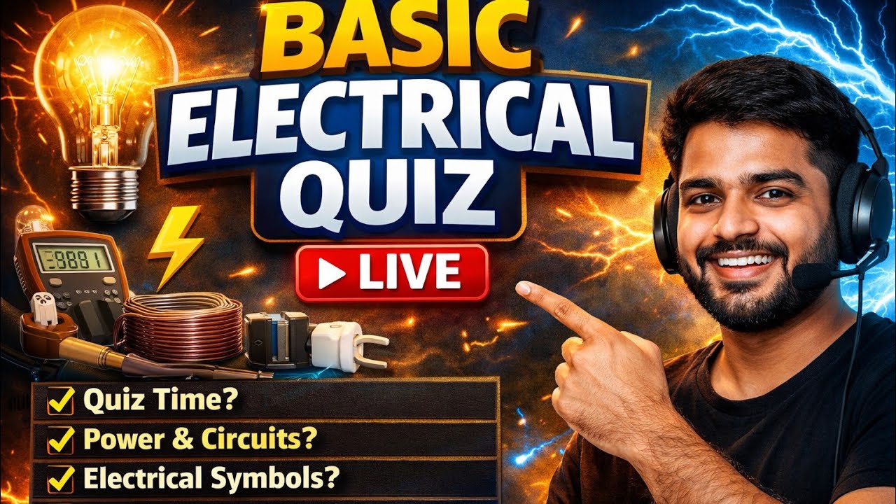 ⚡ “तुमचं basic electrical strong आहे का? Try this quiz 😎”#electrical#wiringworld