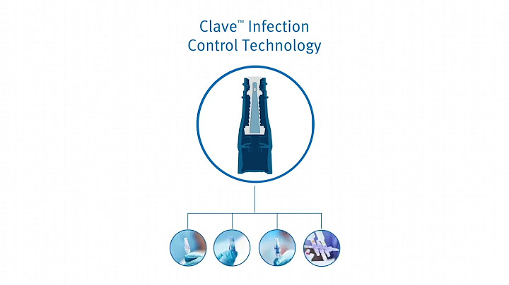 Clave connector needleless with luer lock