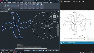 Autocad | How to make a Shuriken | Shuriken 1