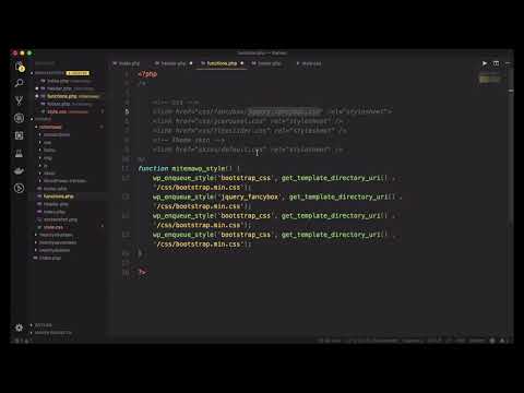 Wordpress 05: Añadiendo los Archivos de Estilo (css) al Tema o Template