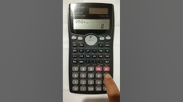 Percentage Calculate | using calculator (Casio fx-991MS)
