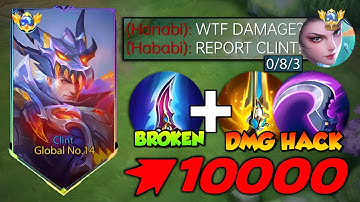 CLINT BEST HIGH DAMAGE HACK BUILD 2025!😱 THIS BUILD IS LITERALLY BROKEN! ( PLS TRY THIS BUILD )