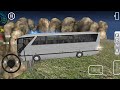 Bus simulator game passanger travel mountain view drive bus