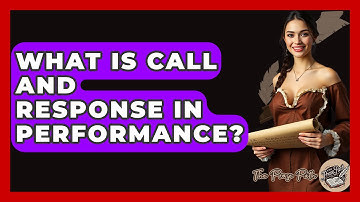 What Is Call And Response In Performance? - The Prose Path