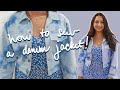 HOW TO SEW A CROP DENIM JACKET + THE DENIM MANUAL + FREE PATTERN