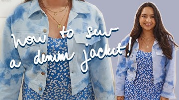 HOW TO SEW A CROP DENIM JACKET + THE DENIM MANUAL + FREE PATTERN