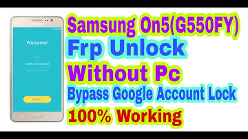 Samsung On5 (G550FY) Frp Unlock Without Pc||Bypass Google Account Lock 100% WorKing By Tech Babul