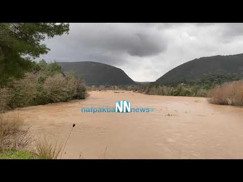 Δοκιμάστηκε η Δ.Ε. Χάλκειας από τα σημερινά ακραία καιρικά φαινόμενα.