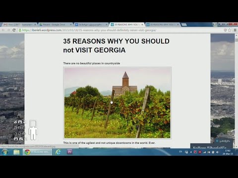\"35 მიზეზი რატომ არ უნდა ესტუმრო საქართველოს\"