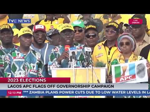 {MUST WATCH} Gov. Sanwoolu Highlights His Achievements During APC Governorship Rally In Lagos