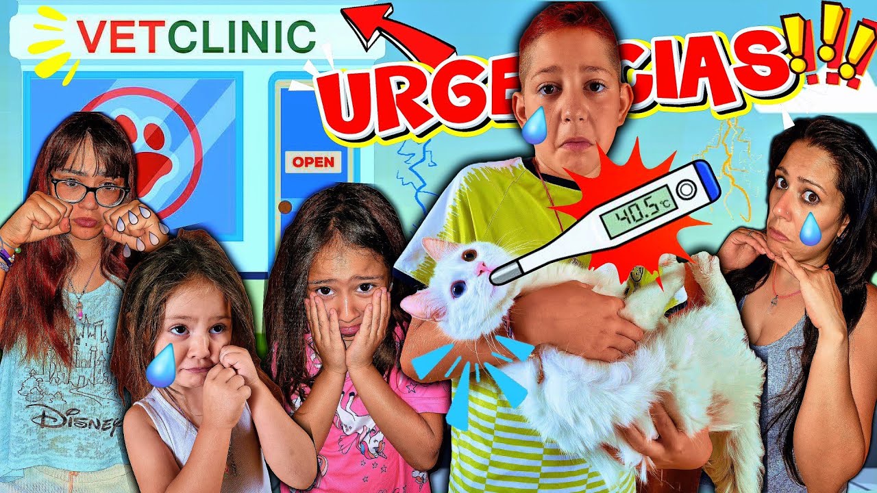 SUSTO CON IRIS!!😿VISITA URGENTE AL VETERINARIO😭¡¡NECESITÓ UNA INYECCIÓN!!💉_NALUCHI VLOG