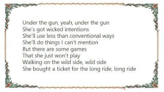 Foreigner - Under the Gun Lyrics