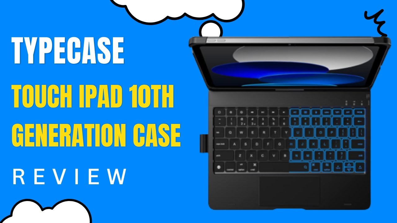 typecase Touch iPad 10th Generation Case with Keyboard Review