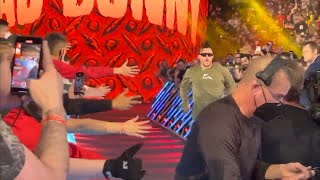 BAD BUNNY ROYAL RUMBLE ENTRANCE UP CLOSE!!!!