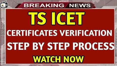 ts icet 2023 certificate verification step by step process|ts icet ranks 2023 cutoff watch now