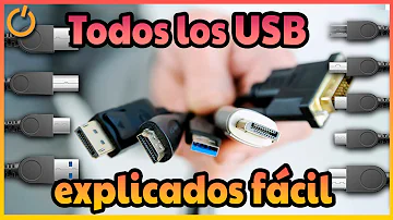 ¿Cuáles son los tres tipos de puertos USB?