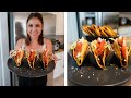 TACOS DORADOS de CARNE DESHEBRADA | CRUNCHY FRIED SHREDDED BEEF TACOS & SALSA