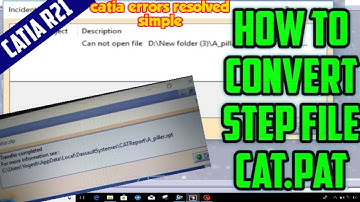 #fileconvert #catiaR21#step How to convert file into Step,iges, or .catpart, .catproduct
