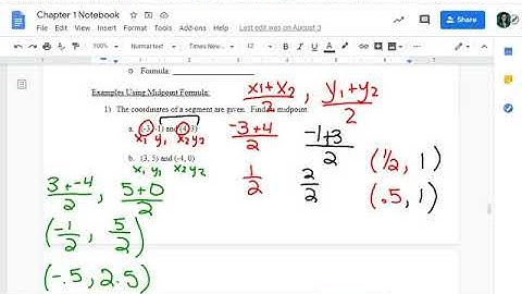 Geo: 1.4 Segment and Angle Bisectors