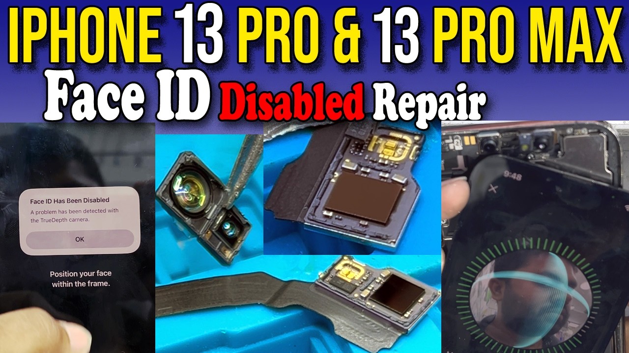 iPhone 13 Pro Max Face ID Disabled Repair || iPhone 13 Pro and 13