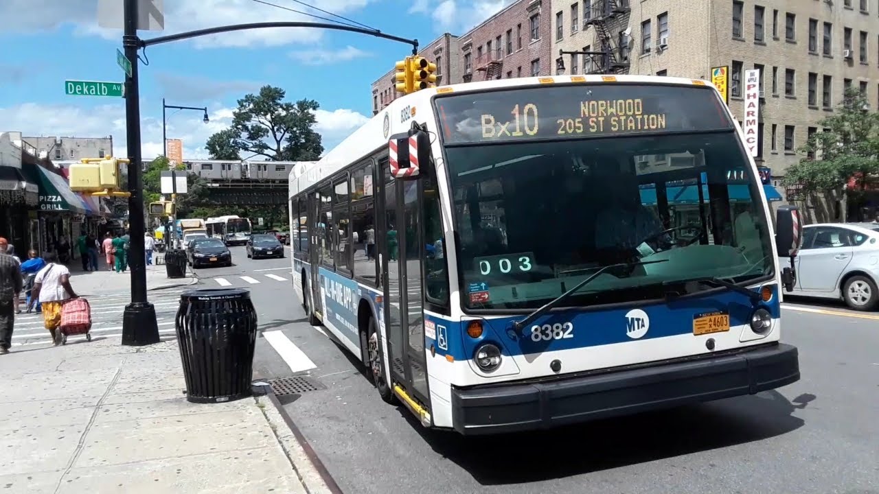 MTA: 2015 NovaBus LFS Low Floor [8382] Bx10 bus - YouTube