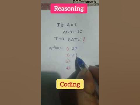 Logical Reasoning : Coding - Decoding Short Math Question // #shorts # ...