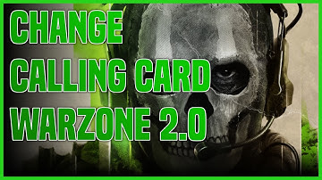 How To Change CALLING CARD in Warzone 2 | Tutorial