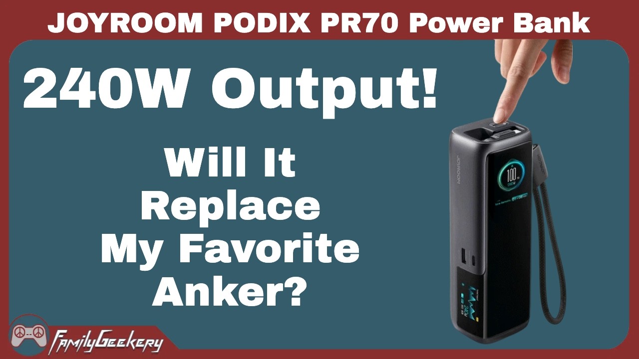 JOYROOM Podix PR70 240W Power Bank Review - Better than Anker?