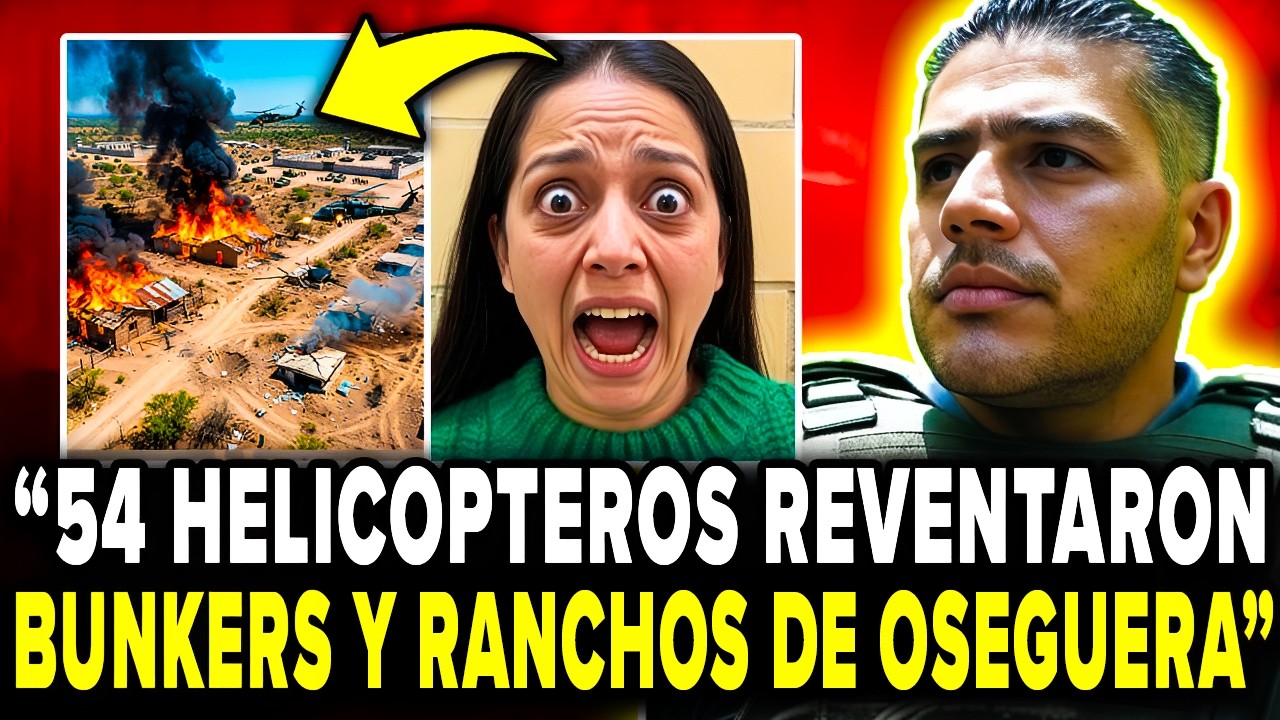ESTRUENDO AÉREO de HARFUCH y SEDENA hacia 7 BÚNKERS, 2 BASES y 3 RANCHOS del CJNG y JESSICA OSEGEURA