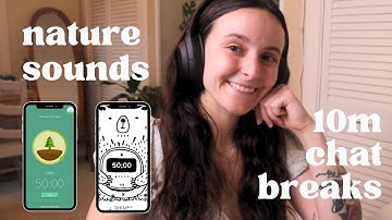 study with me live | reading sprints and writing sprints | pomodoro 50/10