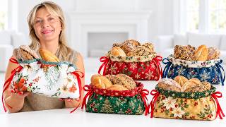 THIS CHRISTMAS BREAD BASKET WILL MAKE YOUR HOLIDAY TABLE EVEN MORE BEAUTIFUL | EASY DIY