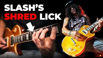 This SLASH Shred Lick Is Easier Than You Think