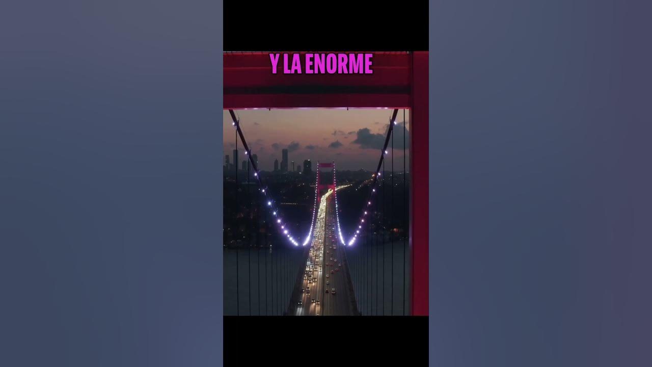 🌉✨ ¡Increíble Puente del Bósforo: Uniendo Continentes!