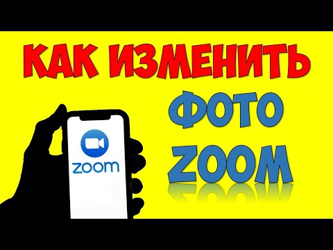 Как поменять изменить фото в ZOOM на телефоне андроид