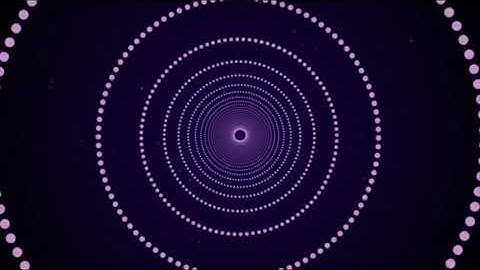 Circles And Particles Tunnel Background Music | Stillness  Futuremono