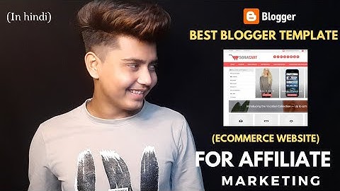 How to Create Professional Ecommerce Website for Affiliate Marketing in Blogger (2020)|Best Template