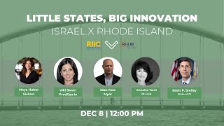 Little States, Big Innovation: Israel x Rhode Island | District Hall Providence