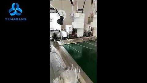 Two wires Three ends terminal crimping merging machine Automatic Crimping machine with Conveyor belt