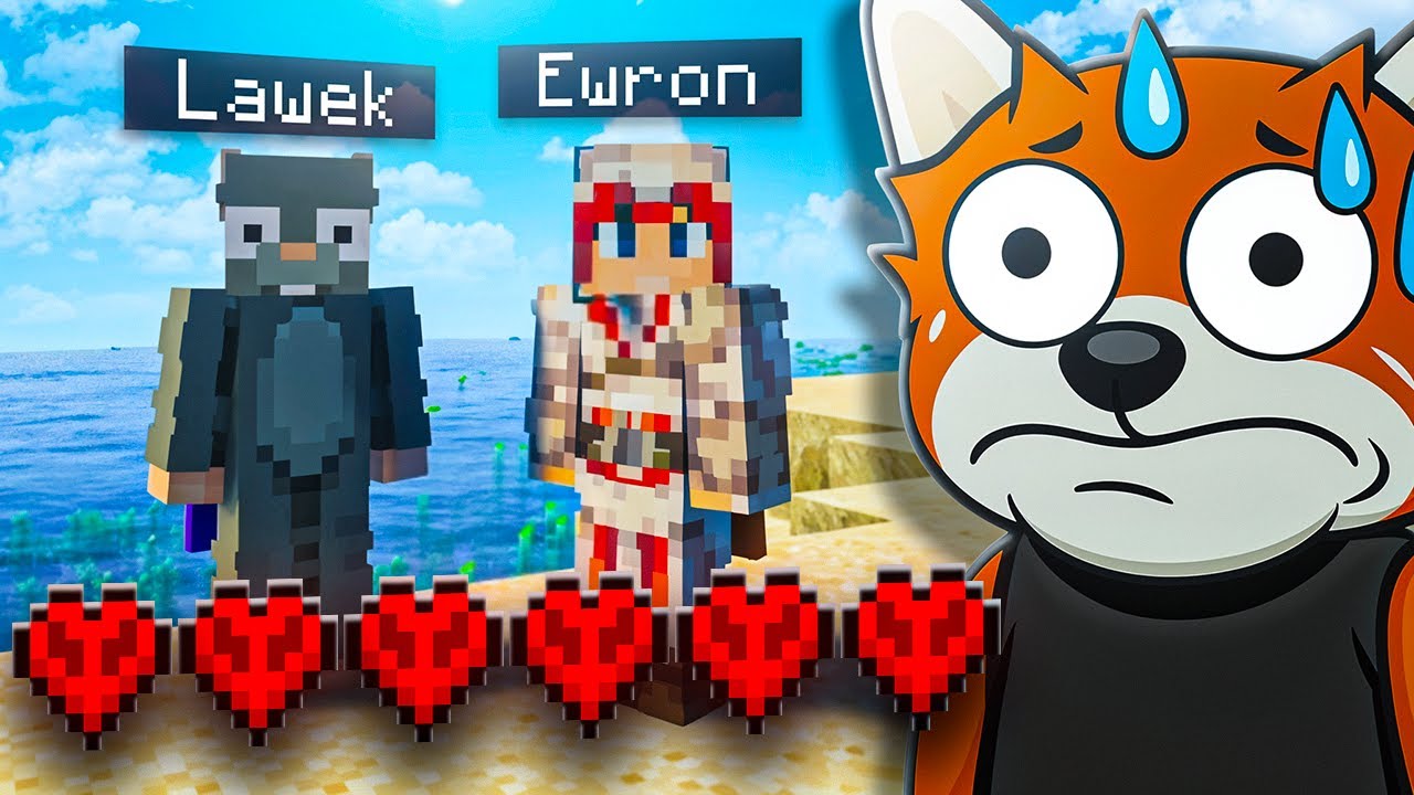 Minecraft Hardcore, ale DZIELIMY JEDNO HP