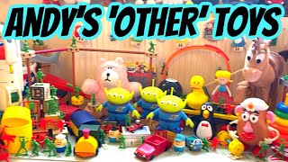 Toy Story Andys Unalive Toys Rockastack, Skateboard, Tourbus Ect